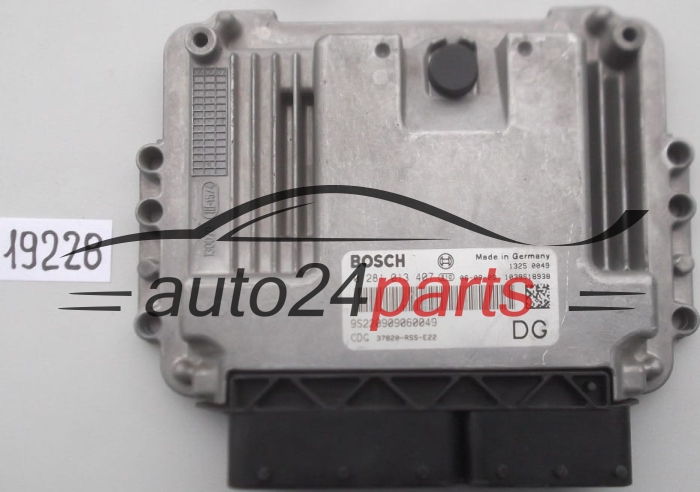 KOMPUTER STEROWNIK SILNIKA HONDA CIVIC 2.2 CDTI BOSCH 0 281 013 407,  CDG 37820-RSS-E22
