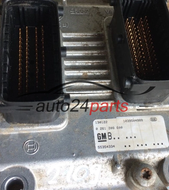 MOTORSTEUERGERÄT ECU STEUERGERÄT OPEL ASTRA ZAFIRA BOSCH 0 261 208 600, GM 55354334