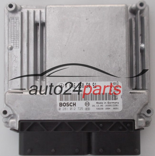 ECU CENTRALITA DE MOTOR MERCEDES 220 CDI BOSCH 0 281 012 725,  A 646 150 50 91