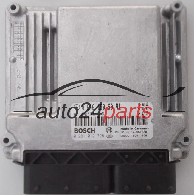 ECU CENTRALITA DE MOTOR MERCEDES 220 CDI BOSCH 0 281 012 725,  A 646 150 50 91