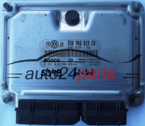 CALCULATEUR MOTEUR VW VOLKSWAGEN PASSAT 1.9 TDI 038906019ER, 038 906 019 ER, BOSCH 0281010704, 0 281 010 704