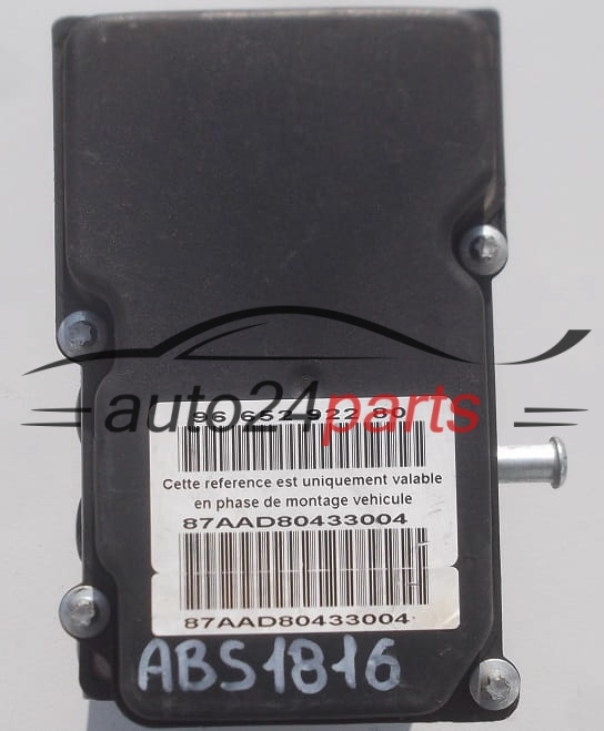 POMPE HYDRAULIQUE ET CALCULATEUR d'ABS CITROEN PEUGEOT BOSCH 0 265 231 974,  96 601 071 80,  96 652 922 80 