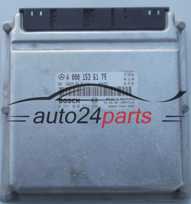 MOTORSTEUERGERÄT ECU STEUERGERÄT MERCEDES SPRINTER 2.2 220 CDI A0001536179, 0001536179, A 000 153 61 79, BOSCH 0281010921, 0 281 010 921