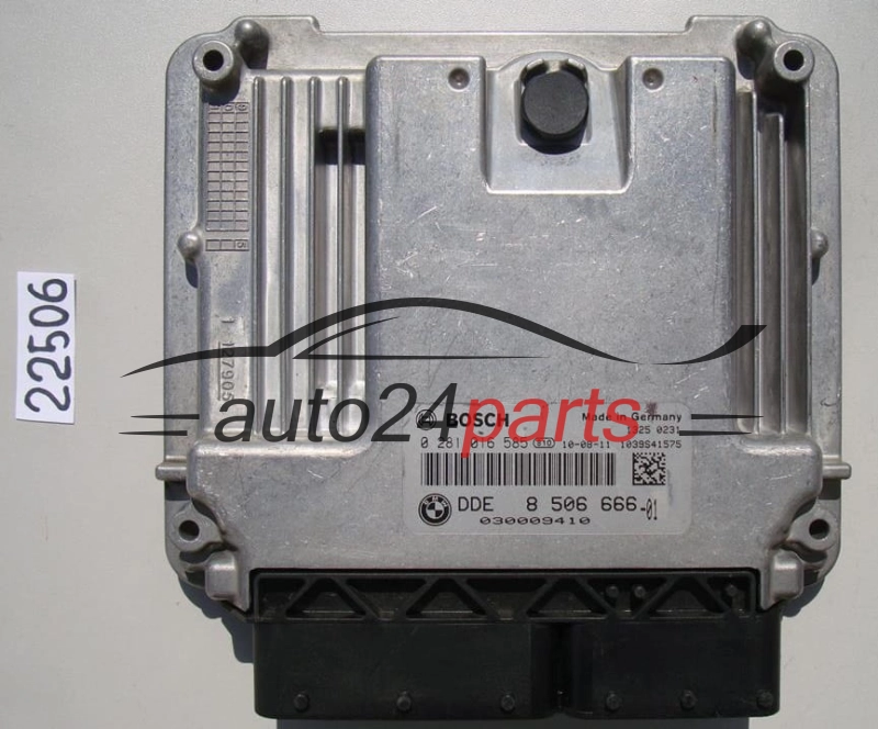 KOMPUTER STEROWNIK SILNIKA MINI COOPER 1.6 D BOSCH 0 281 016 585, 0281016585, DDE 8 506 666, DDE8506666, 8506666