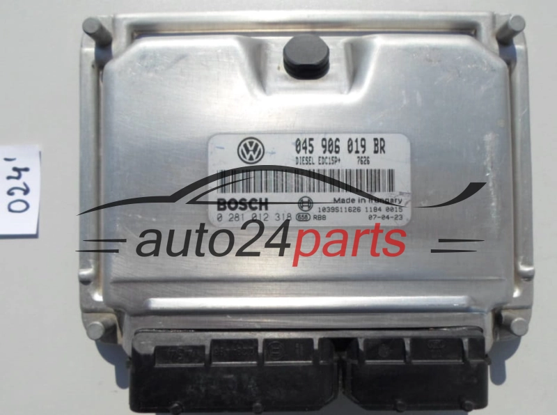 Sterownik silnika SEAT IBIZA SKODA FABIA OCTAVIA 1.4 TDI BNM 045906019BR BOSCH 0281012318 1039S11626 - 024 044 060 062 068
