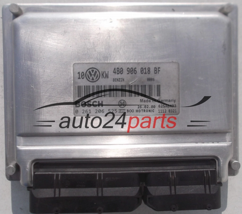 KOMPUTER STEROWNIK SILNIKA AUDI A6 1.8 T BOSCH 0261206525, 4B0906018BF