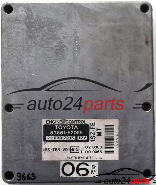 calculateur moteur pour toyota yaris 1.0 