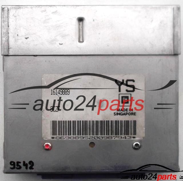 ECU CENTRALITA DE MOTOR OPEL ASTRA 1.4, 16149889 YS, 16149889YS, BCZF 