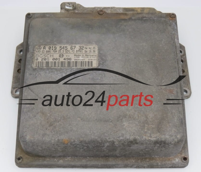 Calculateur Moteur MERCEDES SPRINTER 2.9 TDI BOSCH 0 281 001 496,  A 019 545 67 32