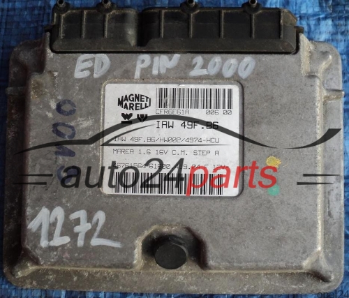 calculateur moteur pour fiat marea 1.6 16v
