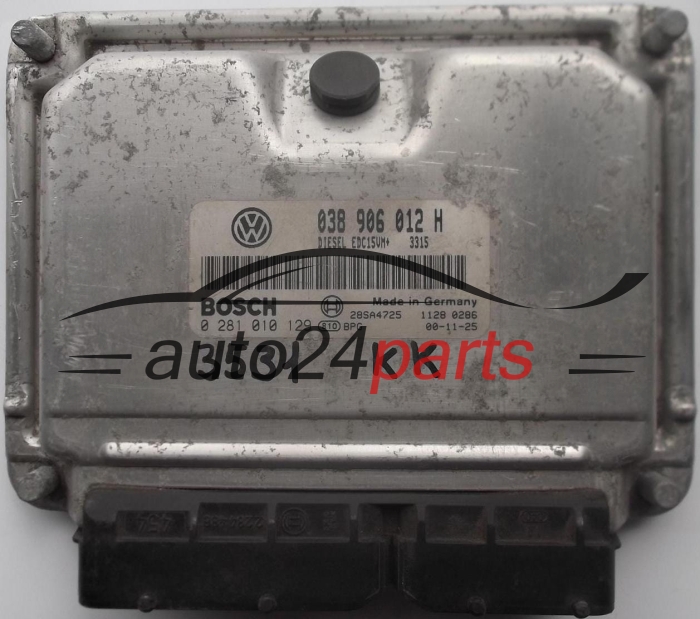 MOTORSTEUERGERÄT ECU STEUERGERÄT SKODA OCTAVIA 1.9 TDI ALH 038906012H, BOSCH  0281010129, 28SA4725