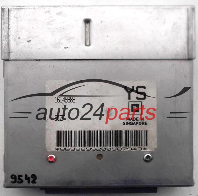 KOMPUTER STEROWNIK SILNIKA OPEL ASTRA 1.4, 16149889 YS, 16149889YS, BCZF