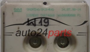 WYŚWIETLACZ RADIA CIEKŁOKRYSTALICZNY OPEL VECTRA B SIEMENS 5WK74660