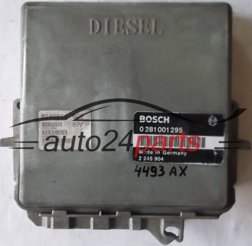 MOTORSTEUERGERÄT ECU STEUERGERAT BMW E34 525 2.5 TDS BOSCH 0281001295, 0 281 001 295, 2245904, 2 245 904