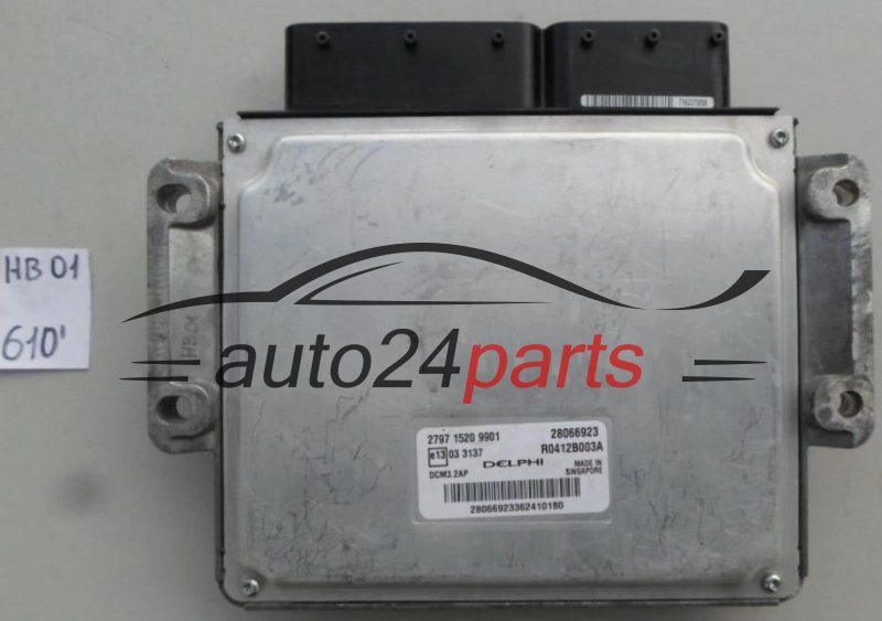 KOMPUTER STEROWNIK SILNIKA DAEWOO 1.4 D 28066923, R0412B003A