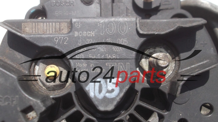 Lichtmaschine OPEL ASTRA VECTRA ZAFIRA Y20DTH BOSCH  0124415005, 90561168TN