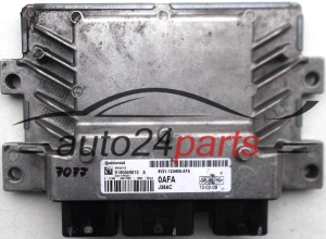 CALCULATEUR MOTEUR FORD FIESTA 1.6 8V21-12A650-AFA, 8V2112A650AFA, S180049013 A, 0AFA 