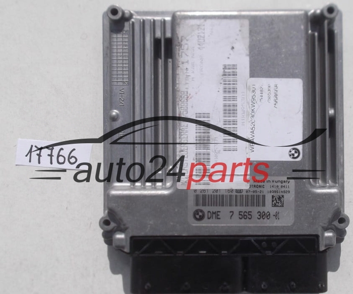 KOMPUTER STEROWNIK SILNIKA BMW E90, 318I, 320I 2.0, BOSCH 0 261 201 160, 0261201160, DME 7 565 300, 7565300 - 