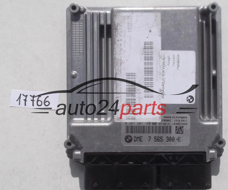 KOMPUTER STEROWNIK SILNIKA BMW E90, 318I, 320I 2.0, BOSCH 0 261 201 160, 0261201160, DME 7 565 300, 7565300 - 