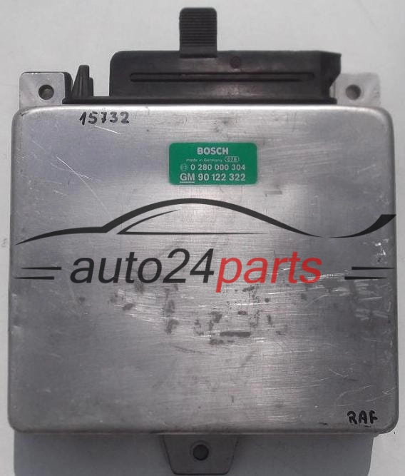 KOMPUTER STEROWNIK SILNIKA OPEL ASCONA KADETT BOSCH 0 280 000 304, 0280000304, GM 90 122 322, 90122322