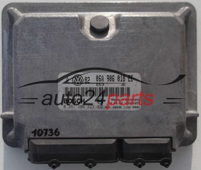 KOMPUTER STEROWNIK SILNIKA VW VOLKSWAGEN GOLF BORA 2.0 BOSCH 0 261 206 323, 0261206323, 060 906 018 EE, 060906018EE 