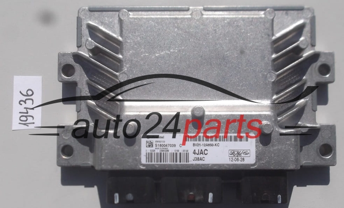 KOMPUTER STEROWNIK SILNIKA FORD S180047039 C, S180047039C, BV21-12A650-KC, BV2112A650KC 