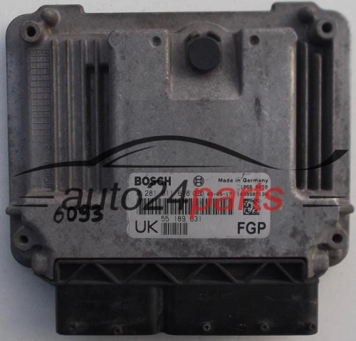 KOMPUTER STEROWNIK SILNIKA OPEL VECTRA SIGNUM 1.9 CDTI BOSCH 0 281 011 616, 0281011616, 55 189 631 UK, 55189631 - 6093