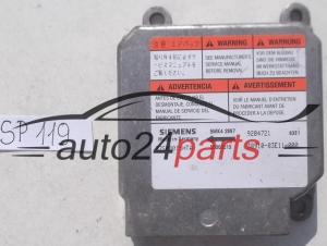 STEROWNIK MODUL PODUSZEK POWIETRZNYCH OPEL AGILA SIEMENS 5WK4 2897