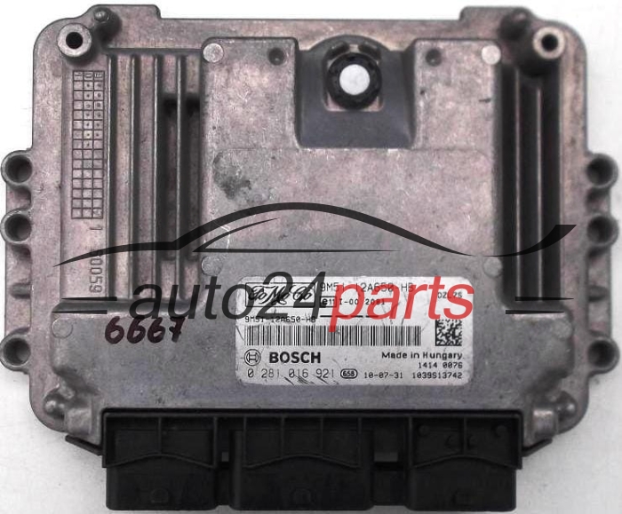 ECU CENTRALITA DE MOTOR  FORD BOSCH 0 281 016 921,  FoMoCo 9M51-12A650-HB