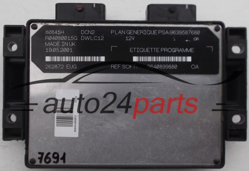 ECU CENTRALITA DE MOTOR CITROEN PEUGEOT 1.9 LUCAS R04080015G