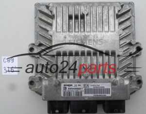 KOMPUTER STEROWNIK SILNIKA CITROEN C3 1.4 HDI SIEMENS 5WS40068B-T, 5WS40068BT, SW9650529880, HW9648624280, SID 804 