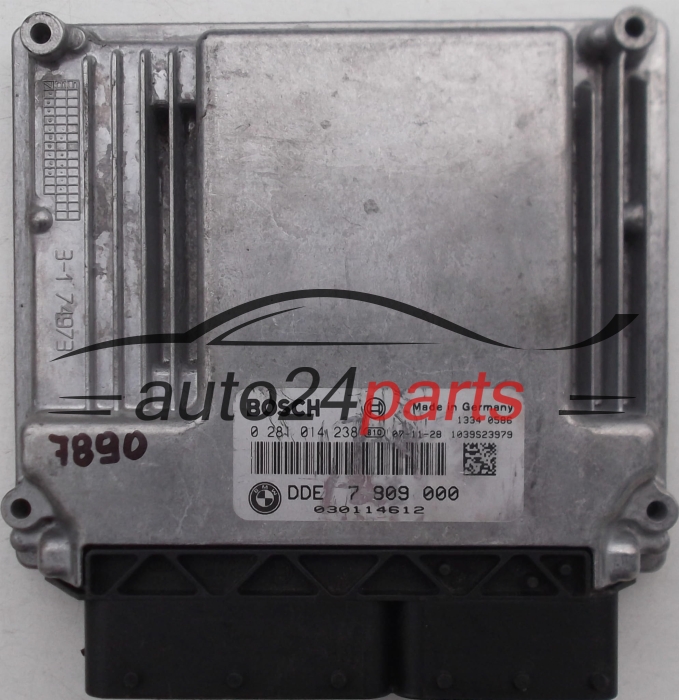 KOMPUTER STEROWNIK SILNIKA BMW 5 E60 520 2.0D BOSCH 0281014238, 0 281 014 238, DDE 7809000, 1039S23979