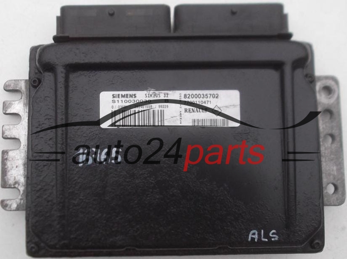 KOMPUTER STEROWNIK SILNIKA RENAULT SCENIC SIEMENS S110030030 B, S110030030B, 8200035702