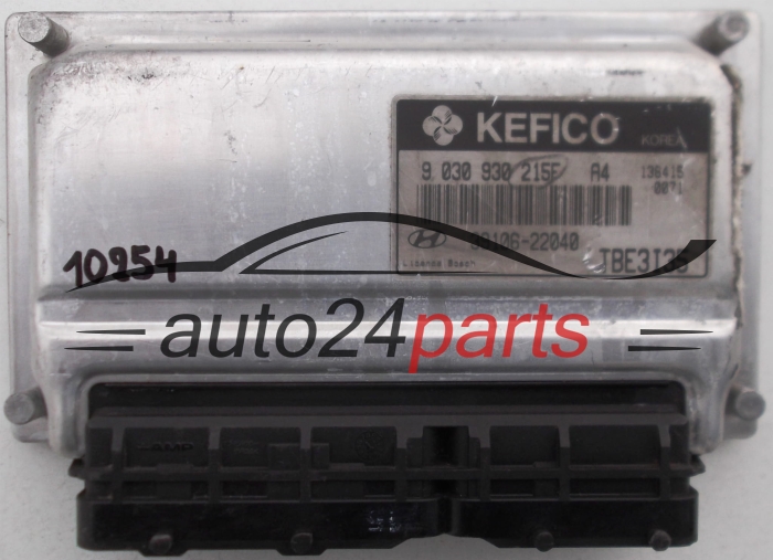 KOMPUTER STEROWNIK SILNIKA HYUNDAI GETZ 1.3, 9 030 930 215F, 9030930215F, 39106-22040, 3910622040, TBE3I35