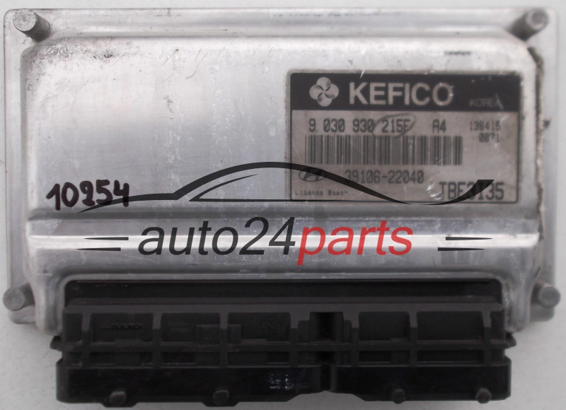 KOMPUTER STEROWNIK SILNIKA HYUNDAI GETZ 1.3, 9 030 930 215F, 9030930215F, 39106-22040, 3910622040, TBE3I35