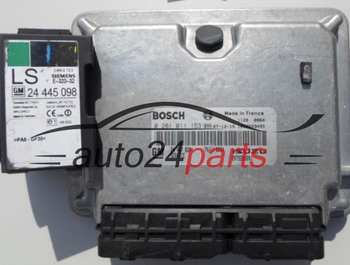 Calculateur Moteur OPEL 1.7 CDTI BOSCH  0281011153, GM  24467020, ISUZU 8973286591