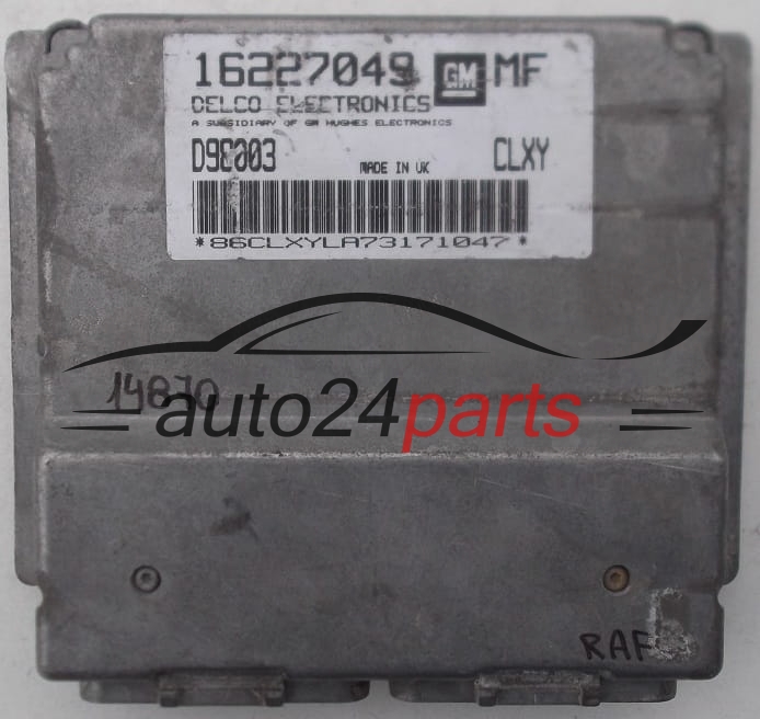 DELCO 16227049 MF, 16227049MF, D98003, CLXY