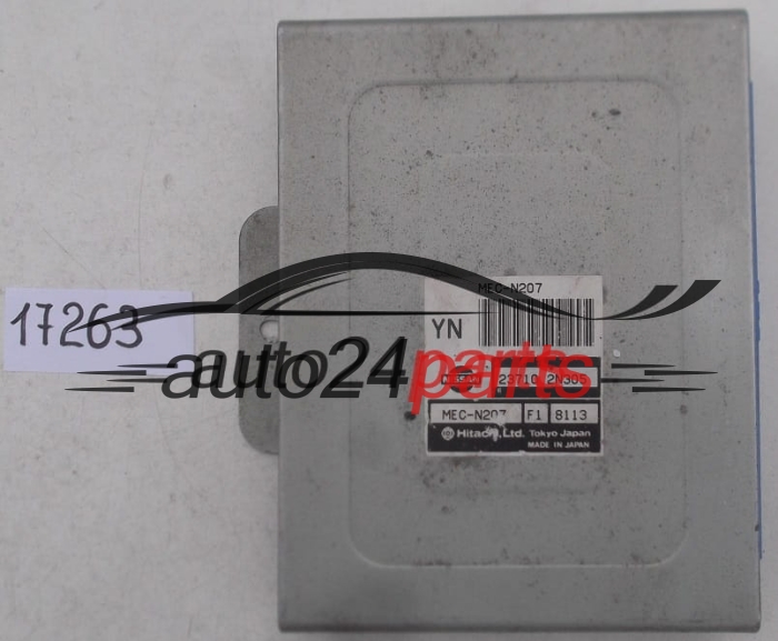 MOTORSTEUERGERÄT ECU STEUERGERÄT NISSAN ALMERA 1.4 HITACHI MEC-N207 F1, MECN207, 23710 2N305, 237102N305 YN