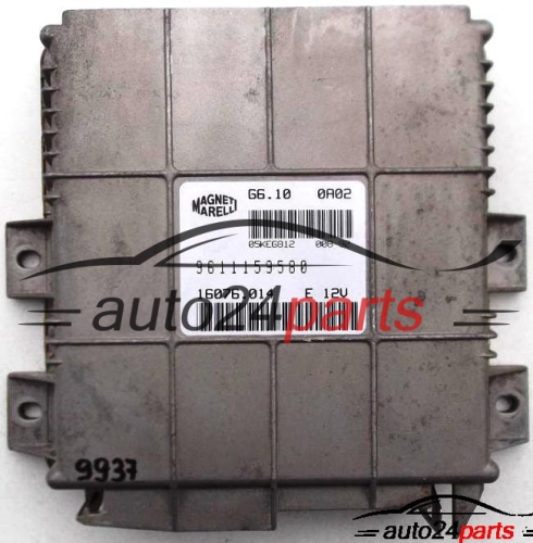 ECU CENTRALITA DE MOTOR CITROEN BX ZX 1.6 MAGNETI MARELLI G6.10 0A02, G6100A02, 9611159580, 16076.014, 16076014