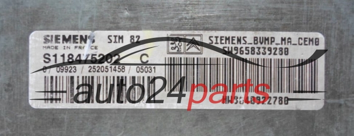 Getriebesteuergerät Steuergerät Automatik Getriebe  CITROEN C3 1.4 HDI SIEMENS S118475202 C