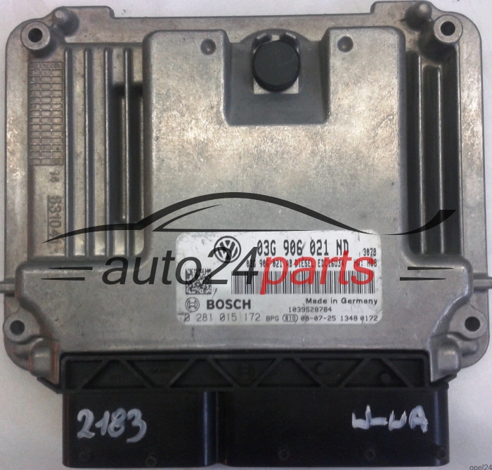 calculateur moteur pour vw volkswagen touran  1.9 tdi 