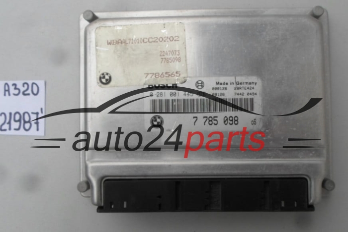 BMW 3 E46 320 D 320D BOSCH 0281001445, 0 281 001 445, 7785098, 7 785 098, 2247073
