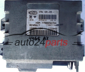 MOTORSTEUERGERÄT ECU STEUERGERAT RENAULT TWINGO 1.2 MAGNETI MARELLI IAW 6R.20, IAW6R20, 7700856784, 7700871780, 16085.104, 16085104