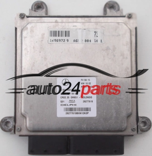 MOTORSTEUERGERÄT ECU STEUERGERÄT MERCEDES SPRINTER 2.2 CDI Delphi 28277619, A 651 900 06 01,  A 651 901 94 00