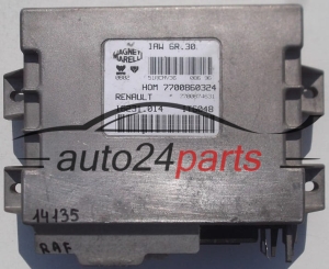 KOMPUTER STEROWNIK SILNIKA RENAULT TWINGO 1.2 MAGNETI MARELLI IAW 6R.30, IAW6R30, 7700860324, 7700874631, 16231.014, 16231014 -   12761, 14135, 14455, 14448, 14444, 14889, 15210, 15211, 15703