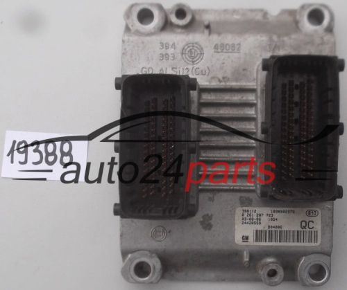 KOMPUTER STEROWNIK SILNIKA OPEL AGILA A 1.0 Z10XEP BOSCH 0 261 207 723