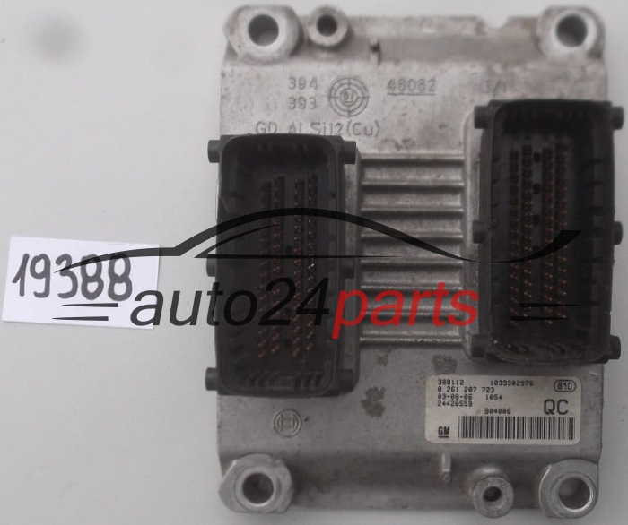 KOMPUTER STEROWNIK SILNIKA OPEL AGILA A 1.0 Z10XEP BOSCH 0 261 207 723