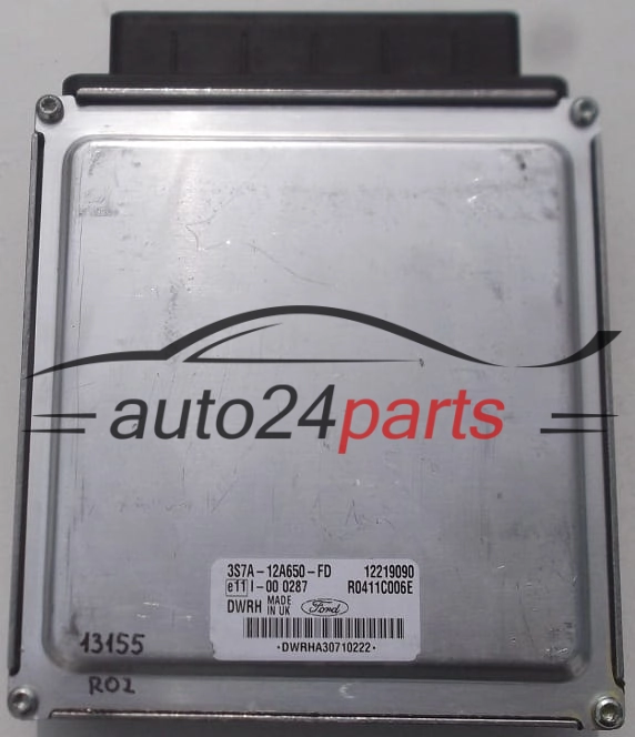 KOMPUTER STEROWNIK SILNIKA FORD MONDEO 3S7A-12A650-FD, 3S7A12A650FD, 12219090, R0411C006E