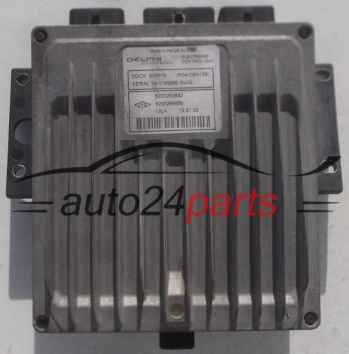 CALCULATEUR MOTEUR RENAULT 1.5 DCI DELPHI R0410B015B, 8200259832, 8200264698, DDCR 80967B