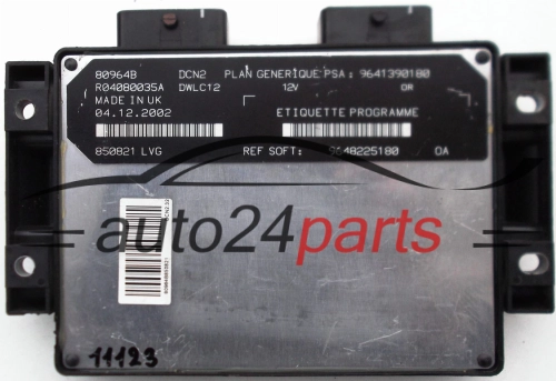 KOMPUTER STEROWNIK SILNIKA CITROEN PEUGEOT 1.9 LUCAS R04080035A PSA 9641390180 SOFT 9648225180